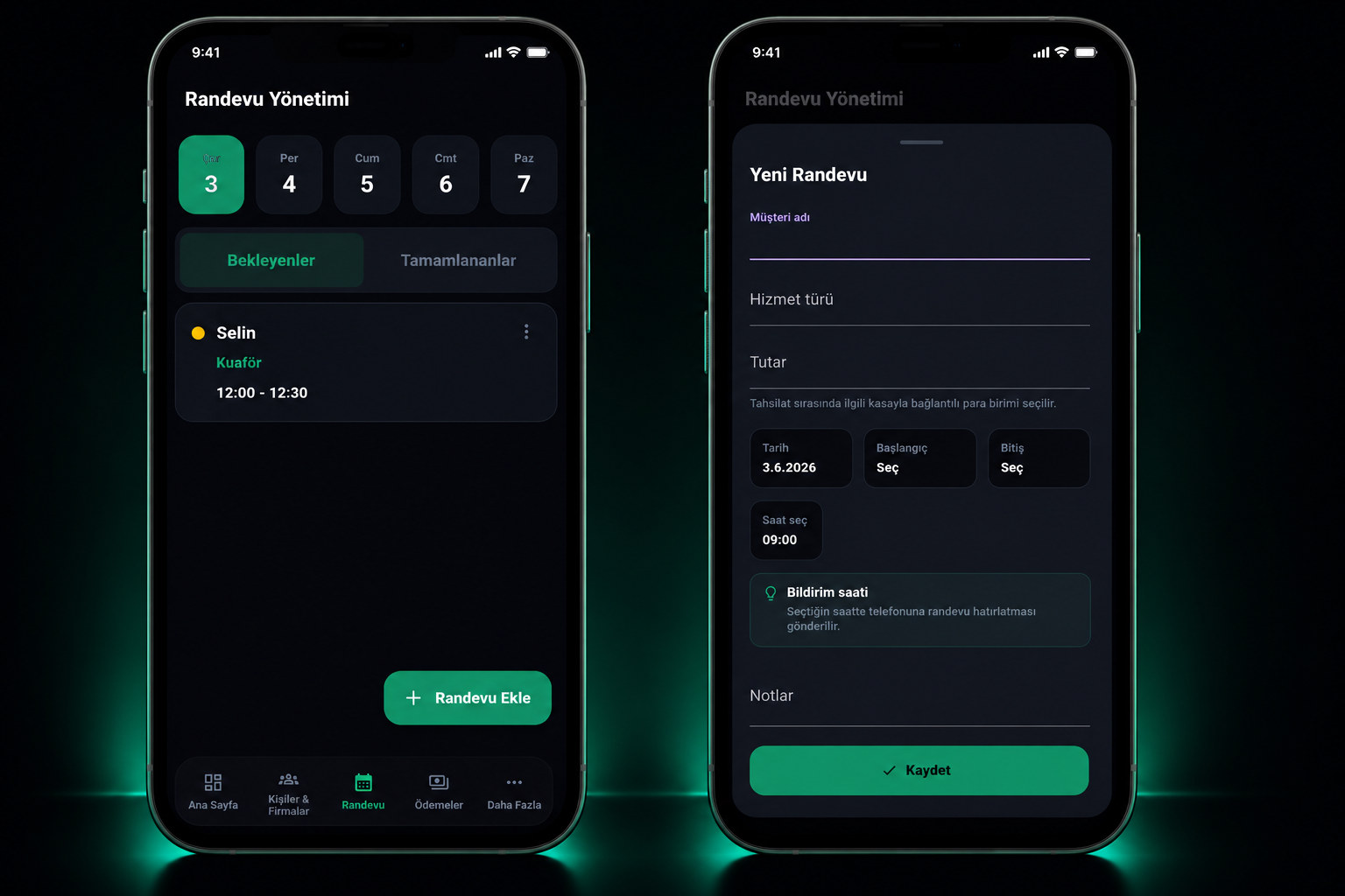 Vunera appointment management preview