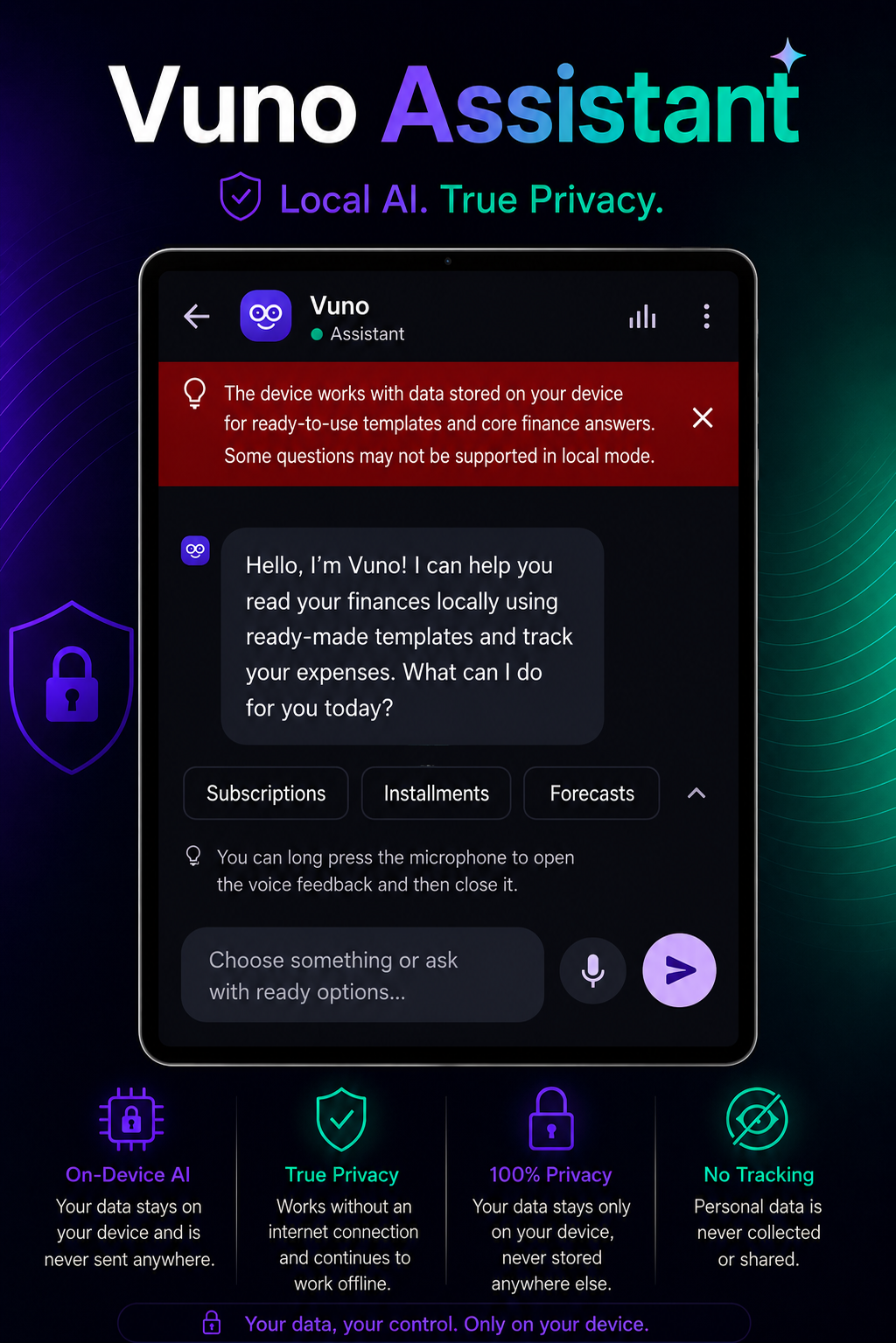 Vuno Assistant English preview